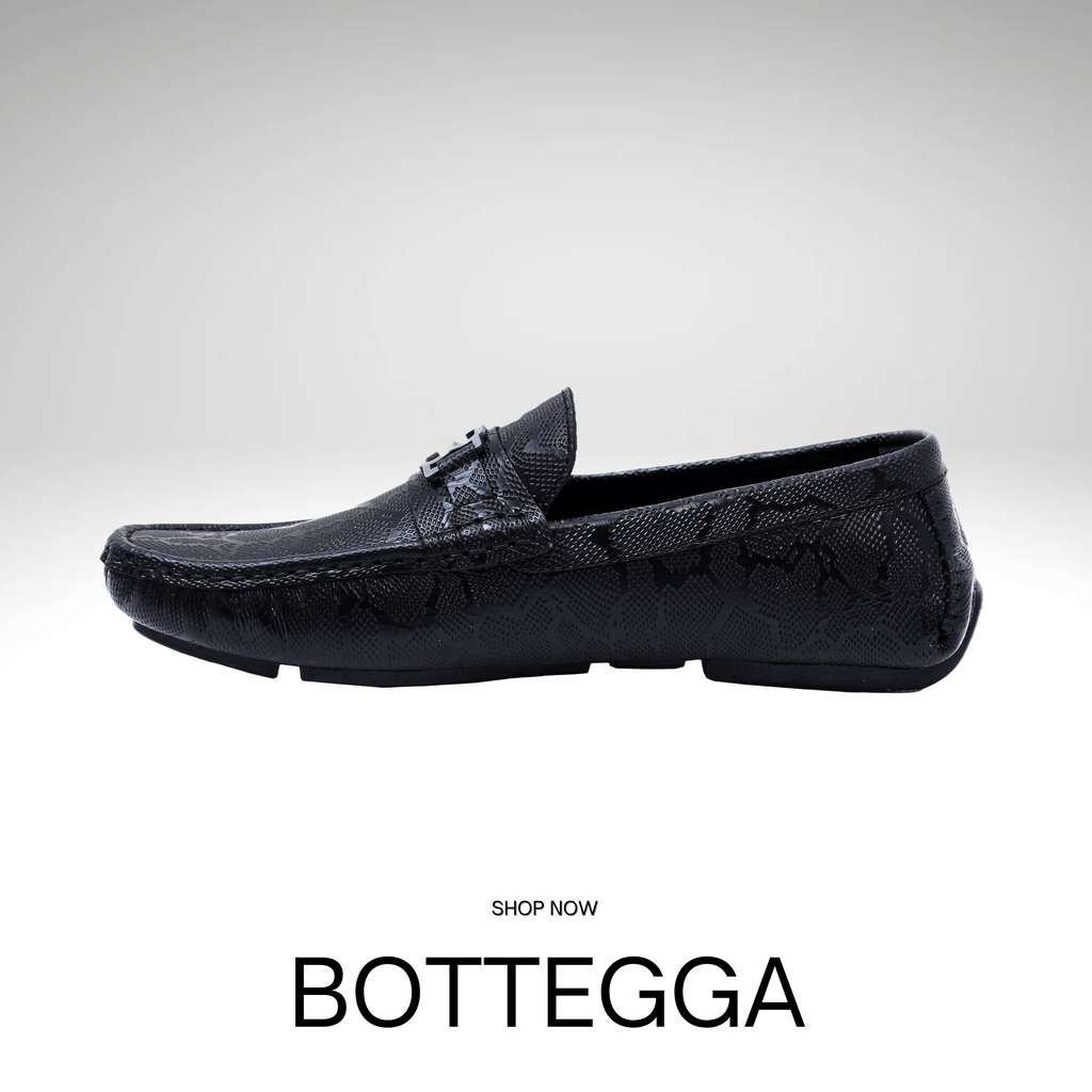 SNAKE-PRINT BLACK - BOTTEGGA