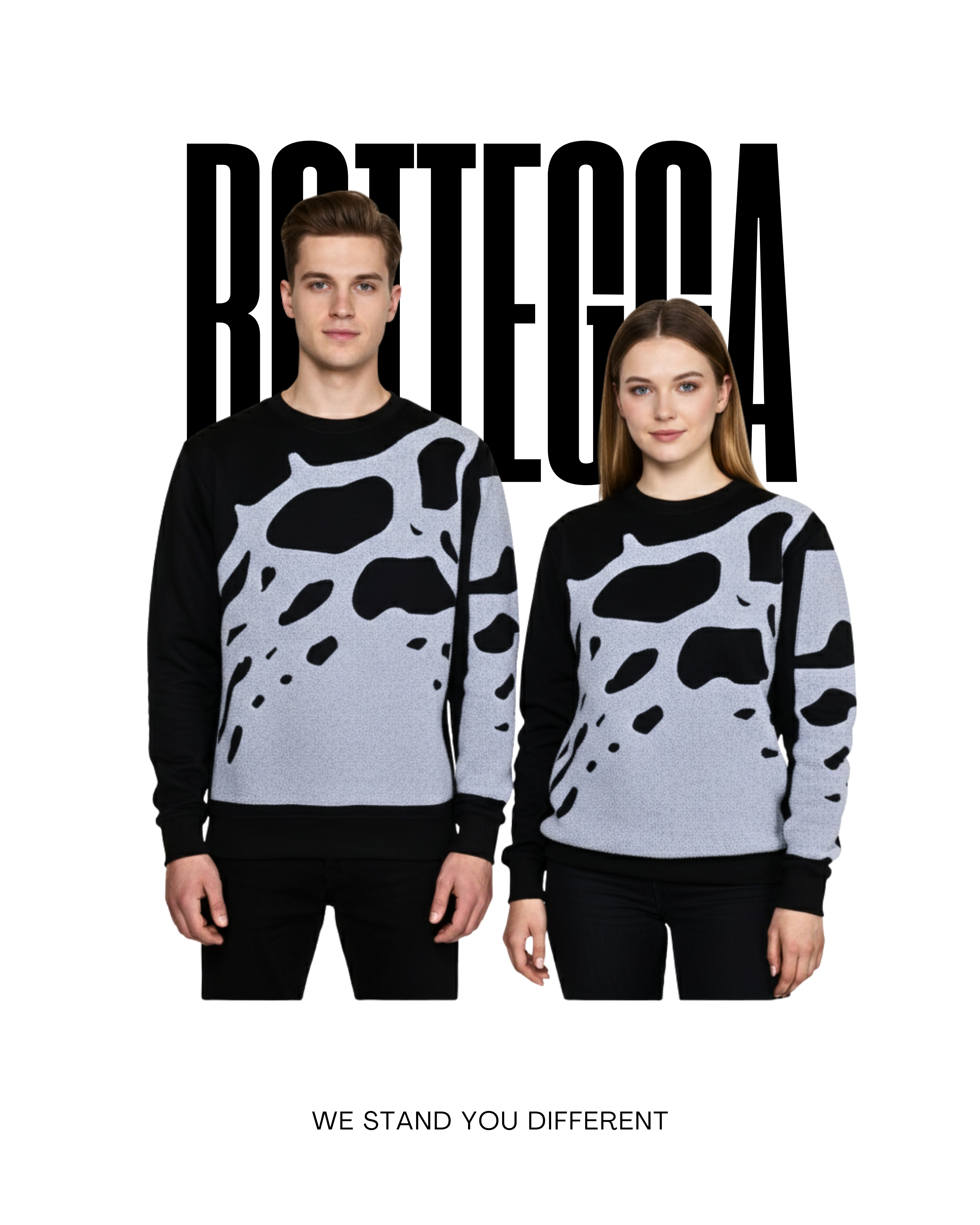 EMBROIDERED BOTTEGGA DESIGN SWEATSHIRT