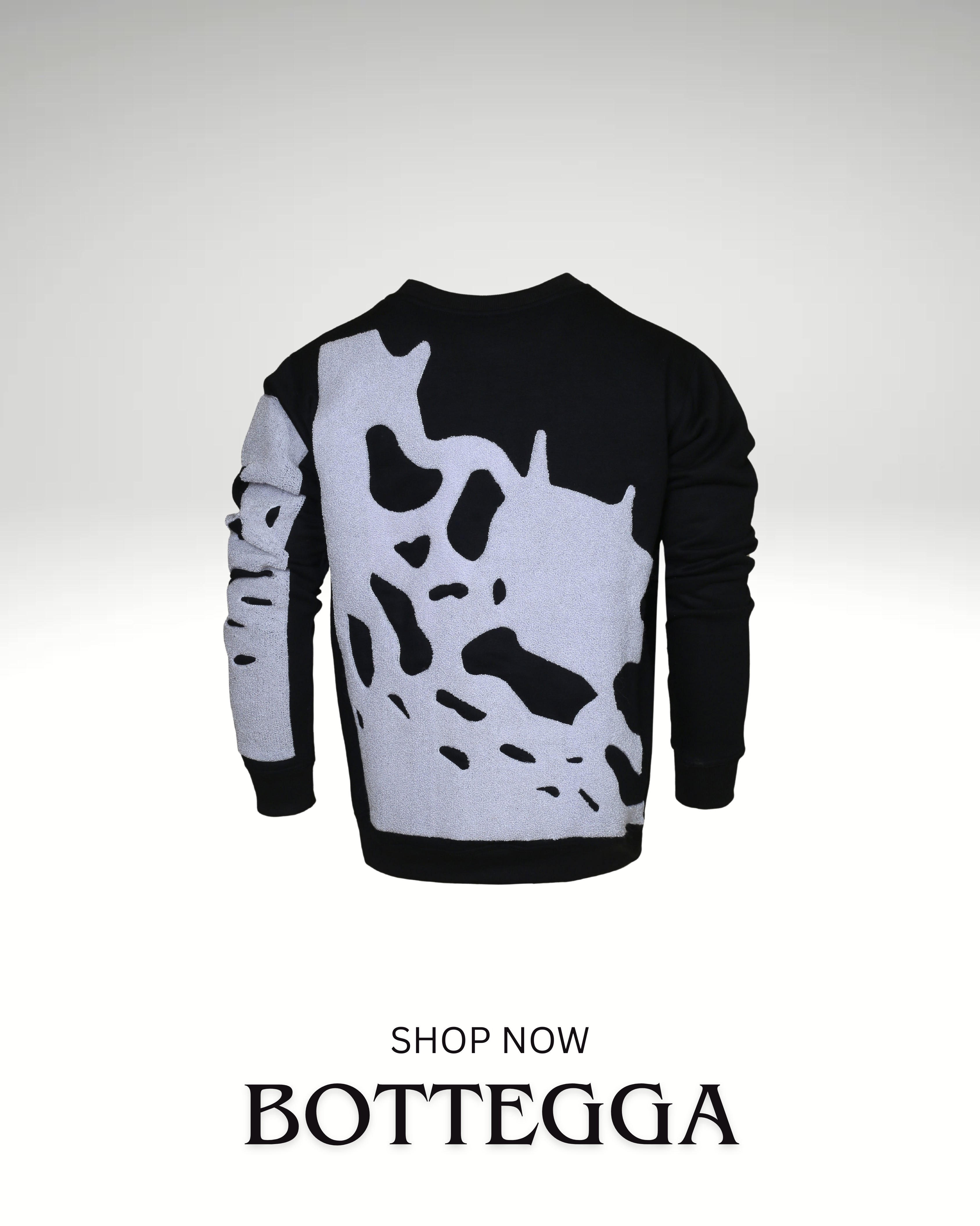 EMBROIDERED BOTTEGGA DESIGN SWEATSHIRT