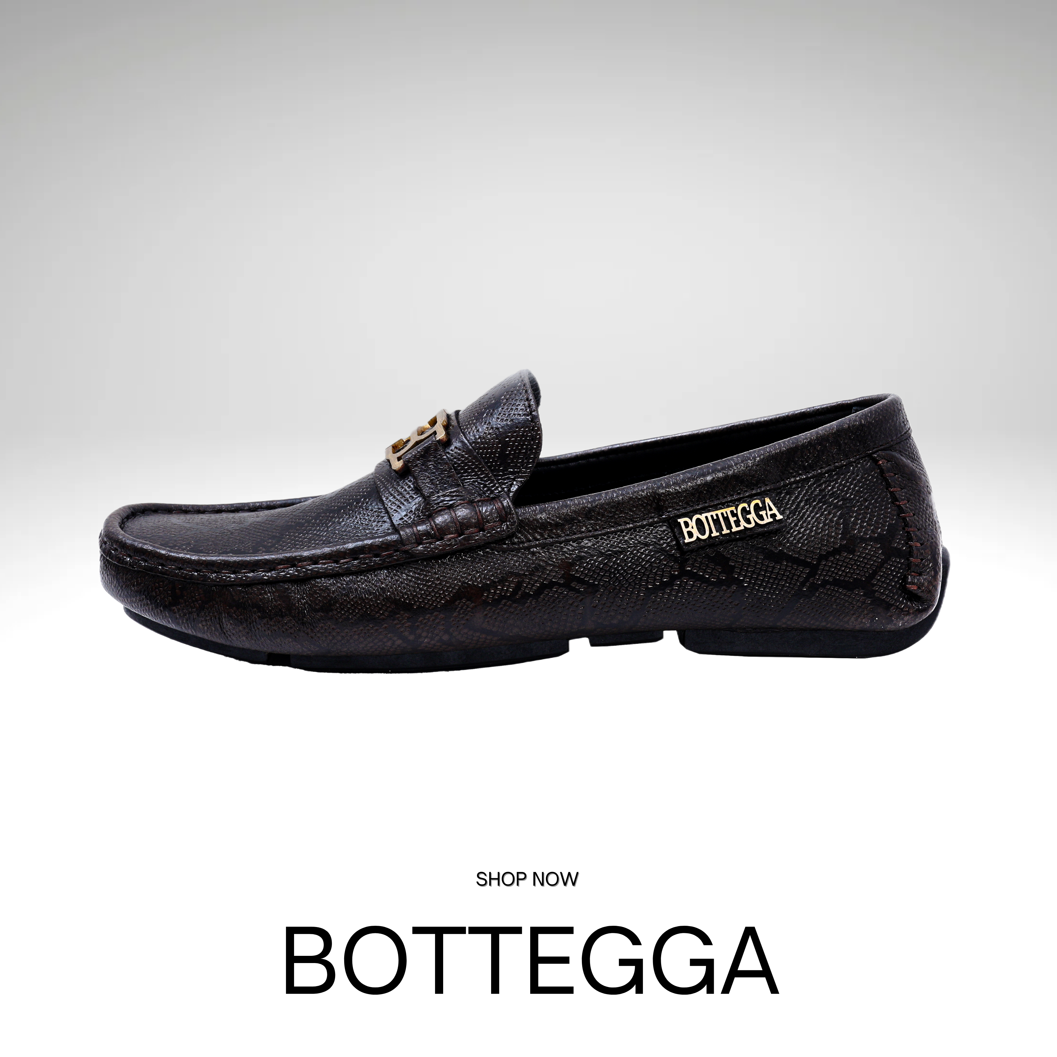 SNAKE-PRINT BROWN - BOTTEGGA