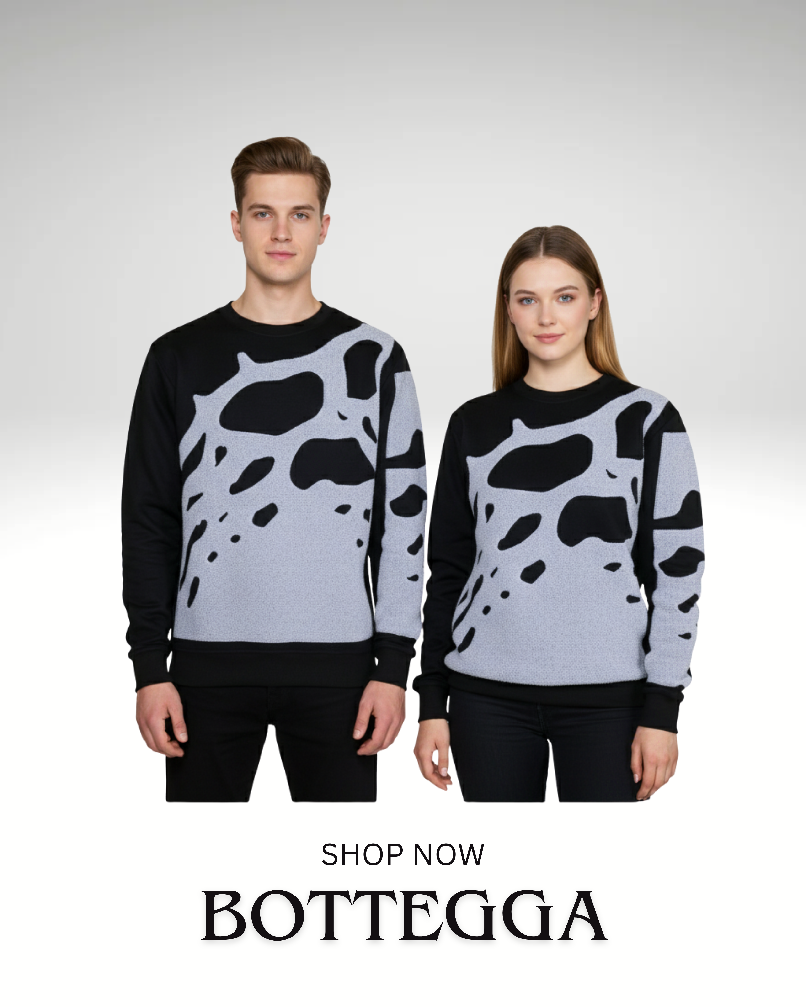EMBROIDERED BOTTEGGA DESIGN SWEATSHIRT