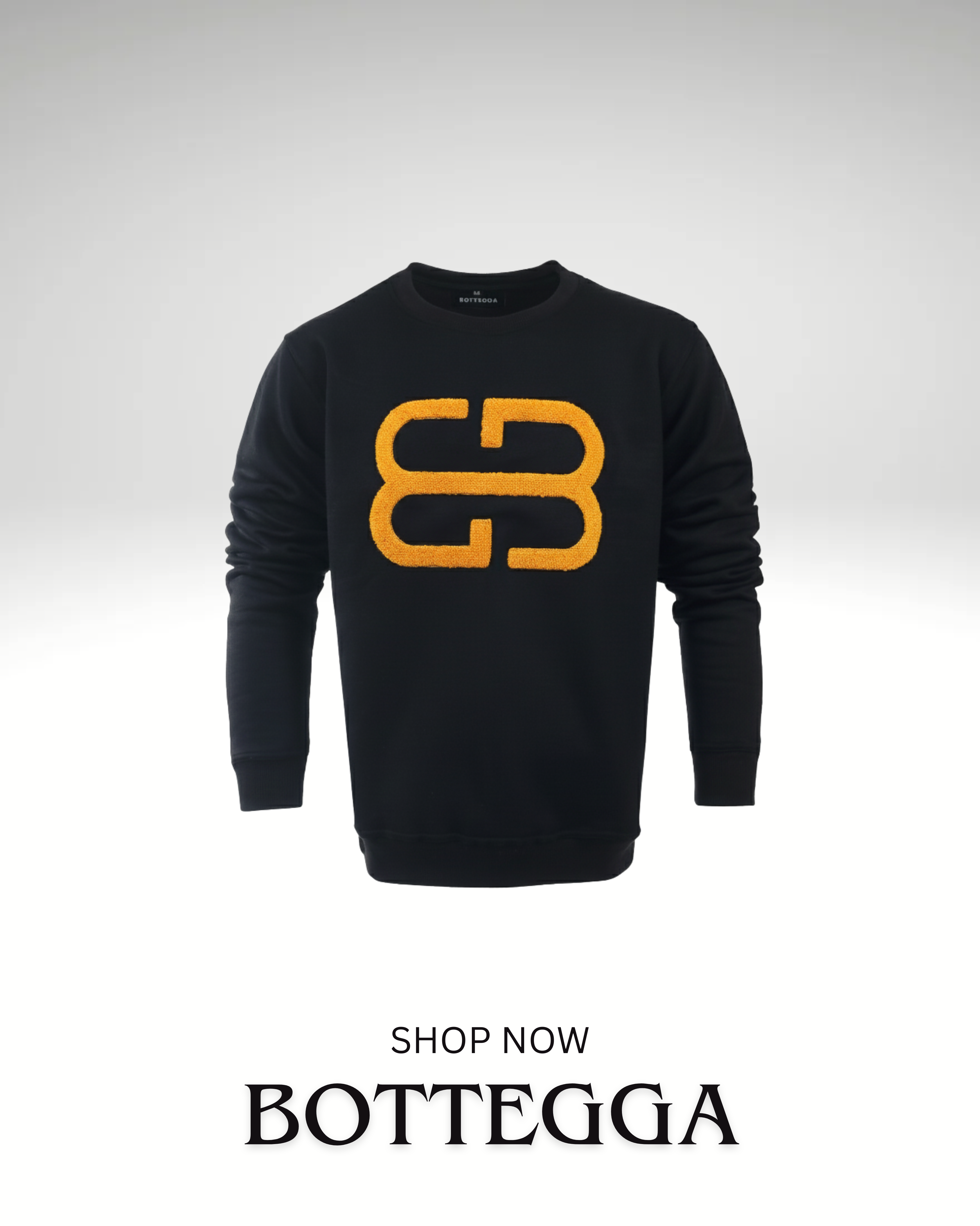 EMBROIDERED BOTTEGGA LOGO SWEATSHIRT