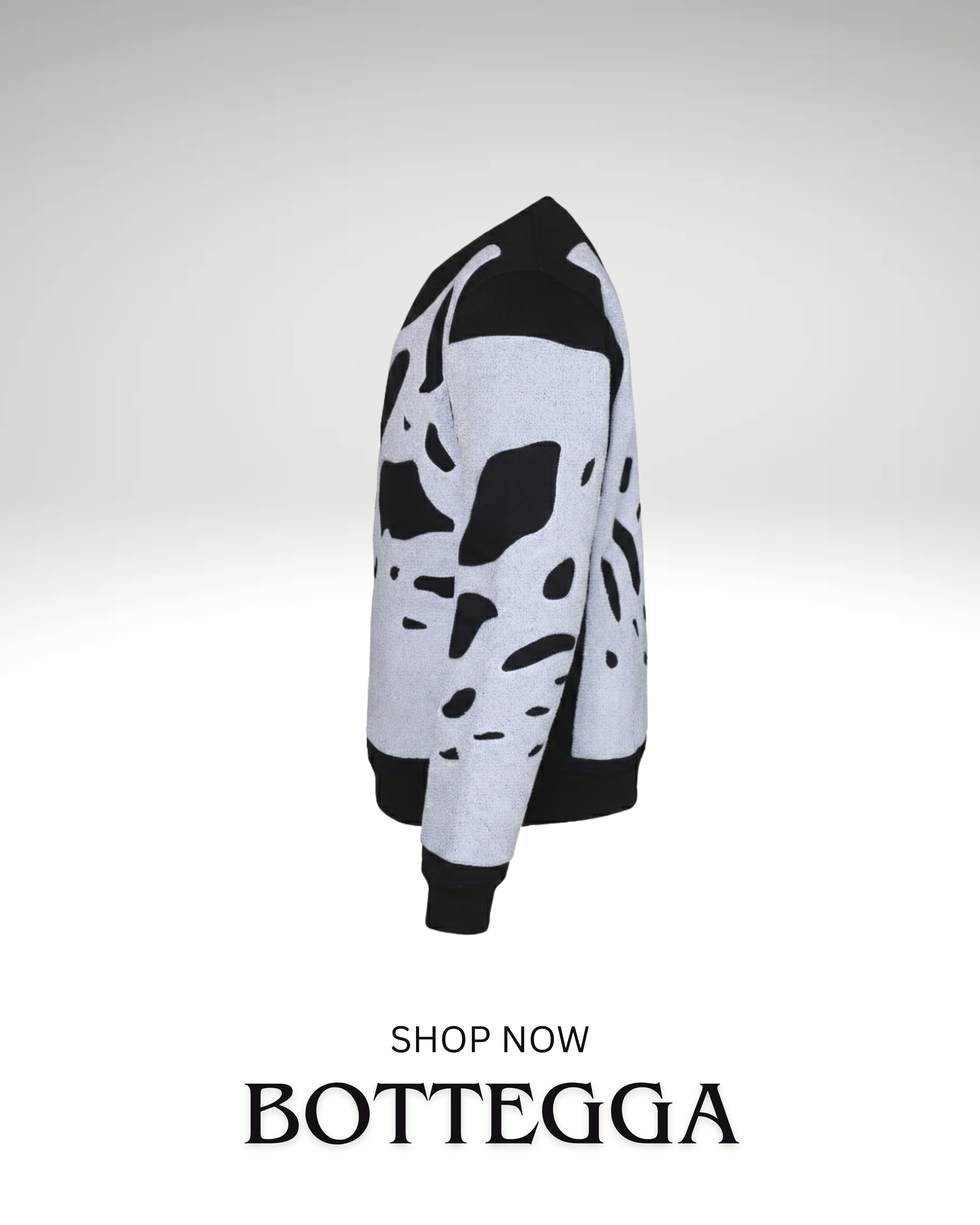 EMBROIDERED BOTTEGGA DESIGN SWEATSHIRT