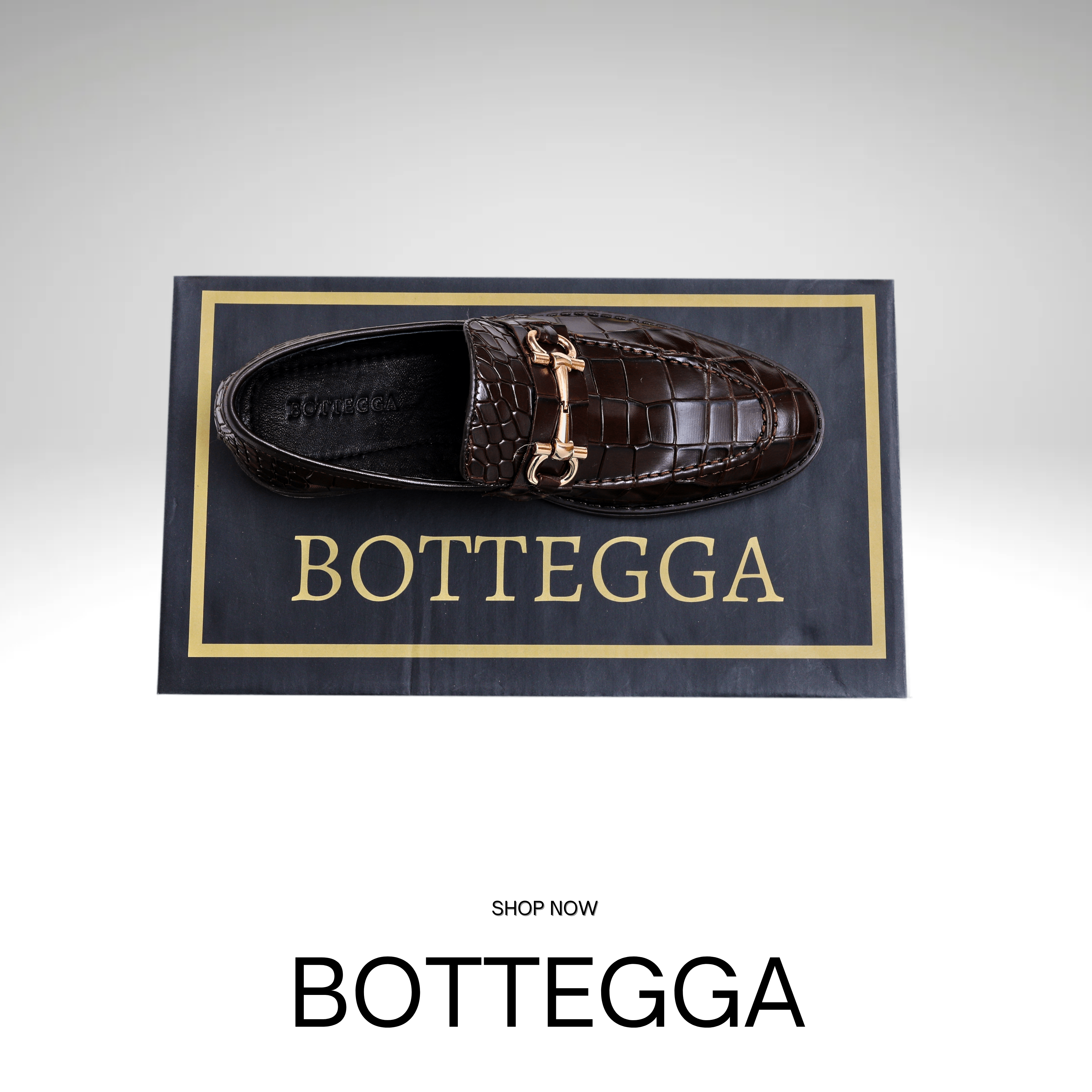 COCCODRILLO-BROWN - BOTTEGGA