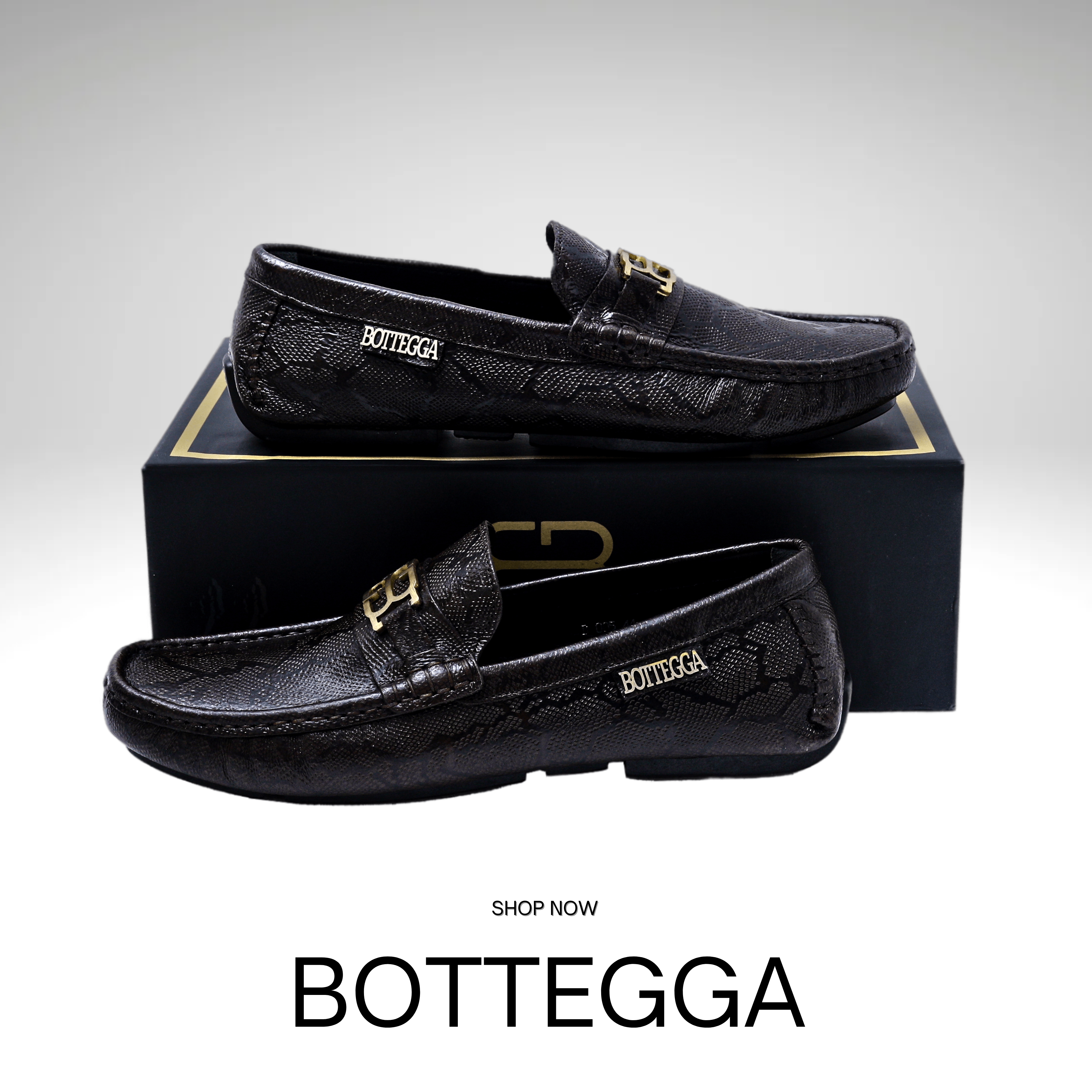 SNAKE-PRINT BROWN - BOTTEGGA