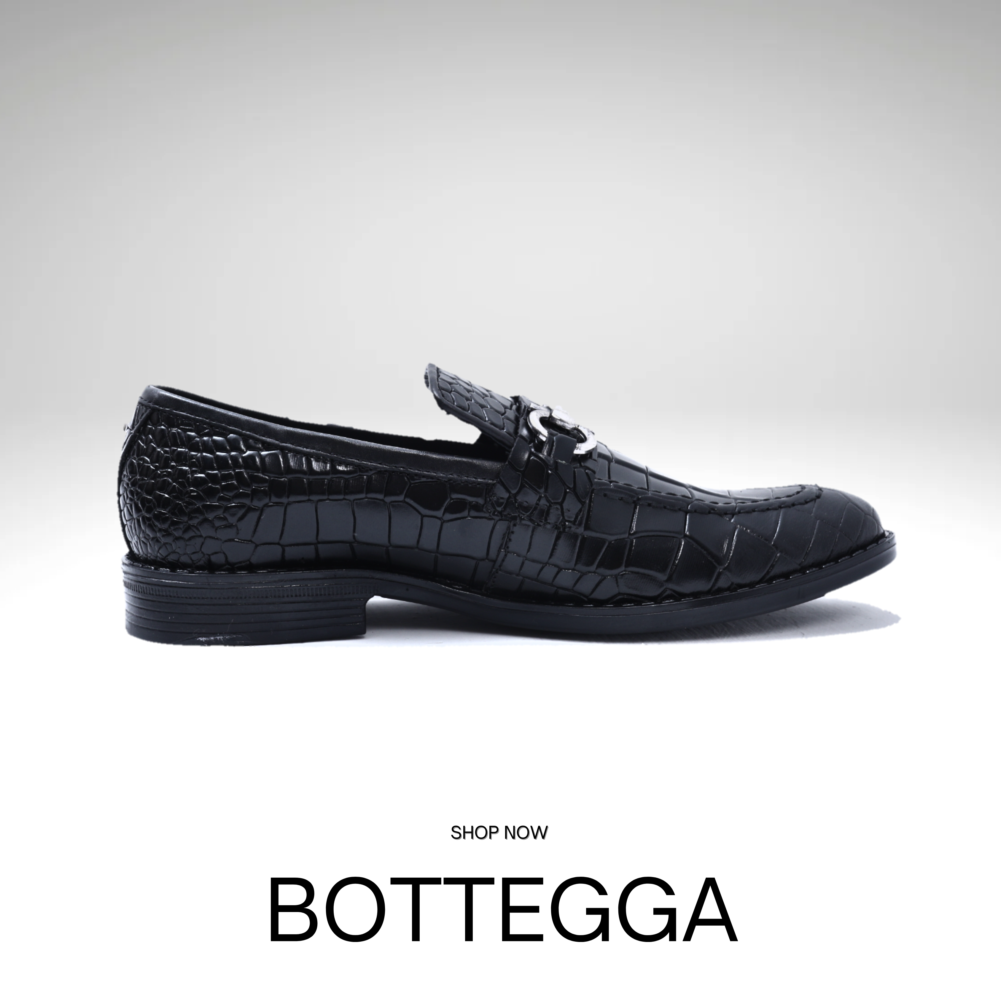 COCCODRILLO - BLACK - BOTTEGGA