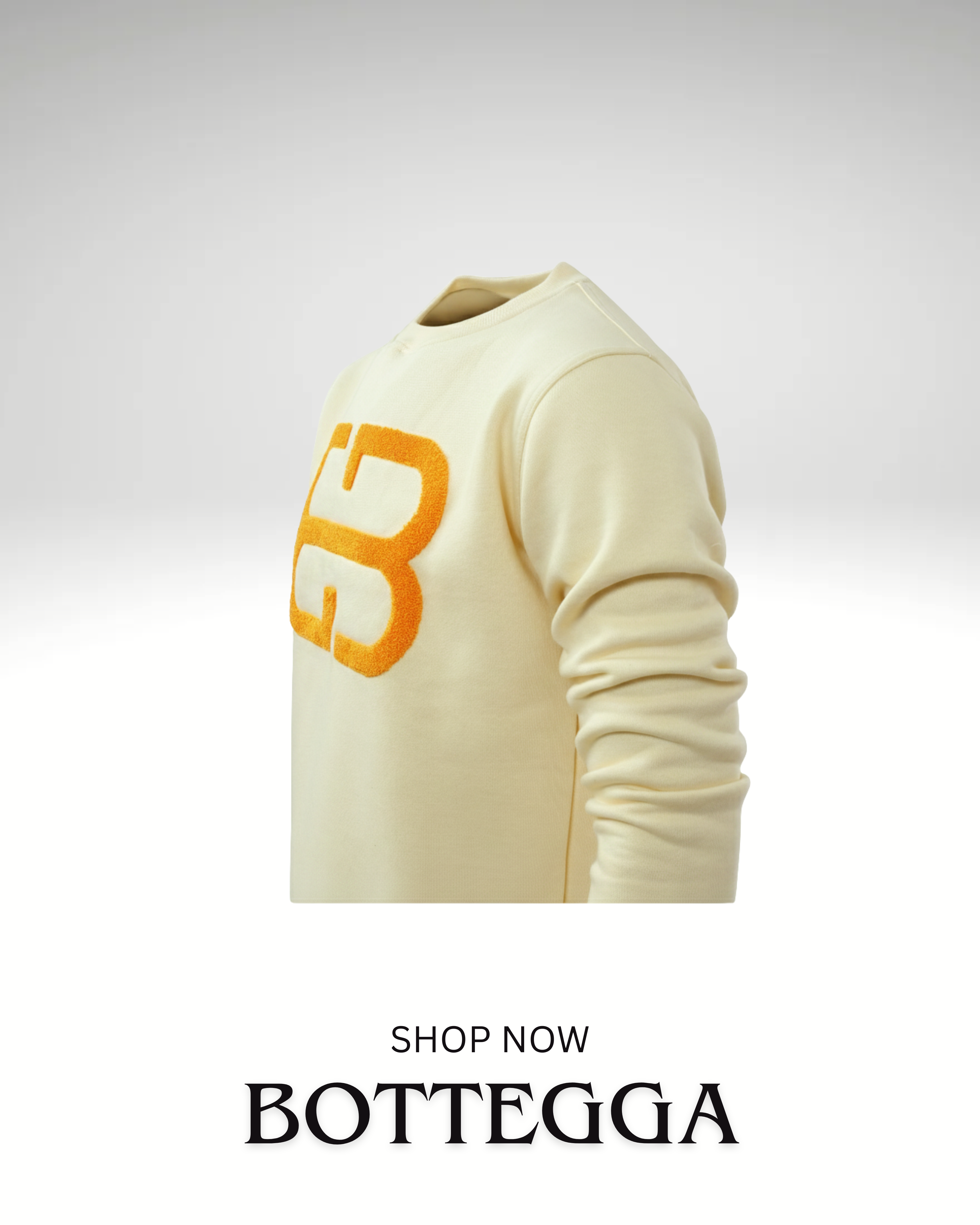 EMBROIDERED BOTTEGGA LOGO SWEATSHIRT