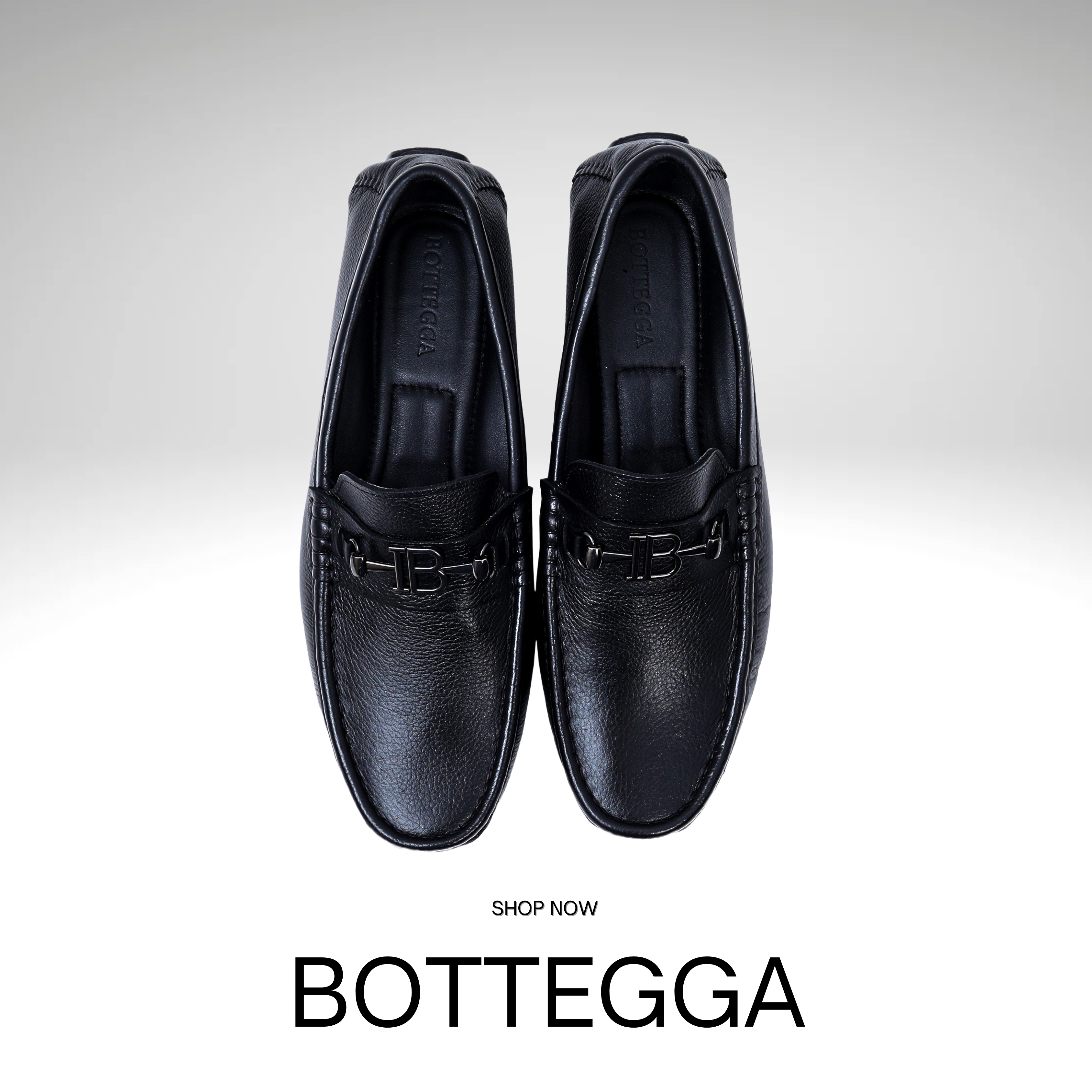 FULL GRAIN - BLACK - BOTTEGGA